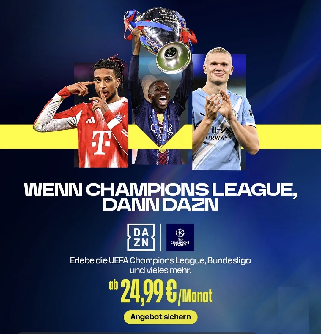 Champions League Angebot DAZN
