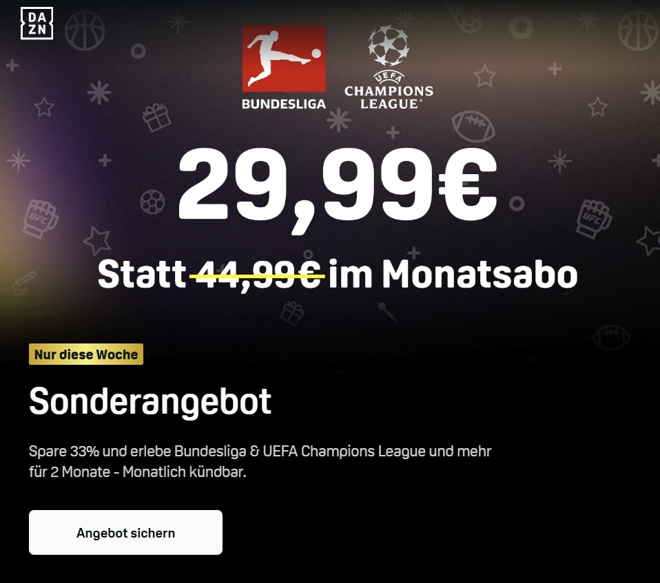 DAZN Angebot