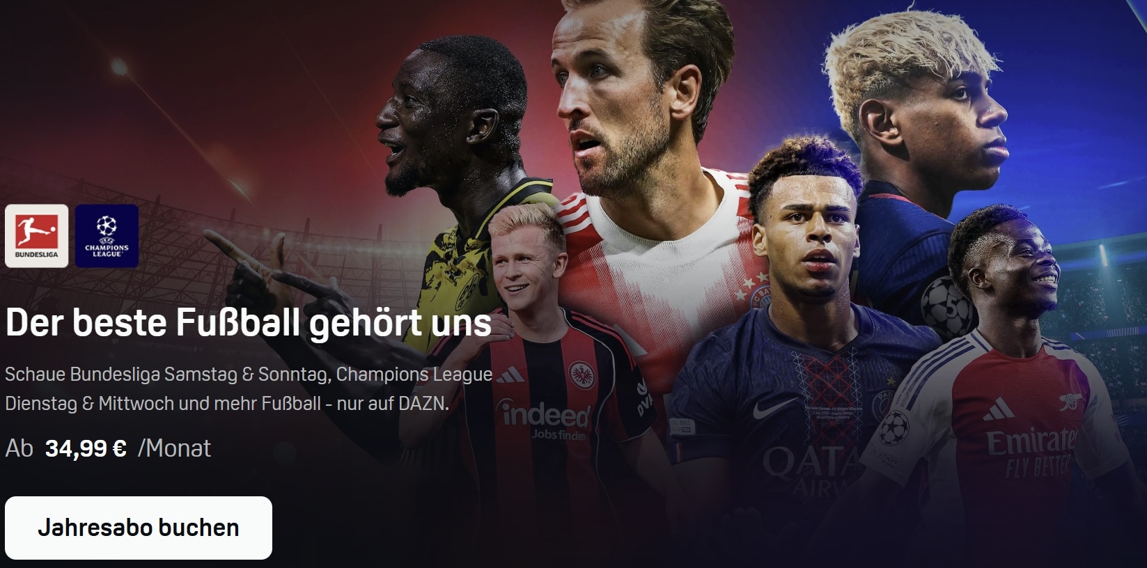 dazn angebot buchbar